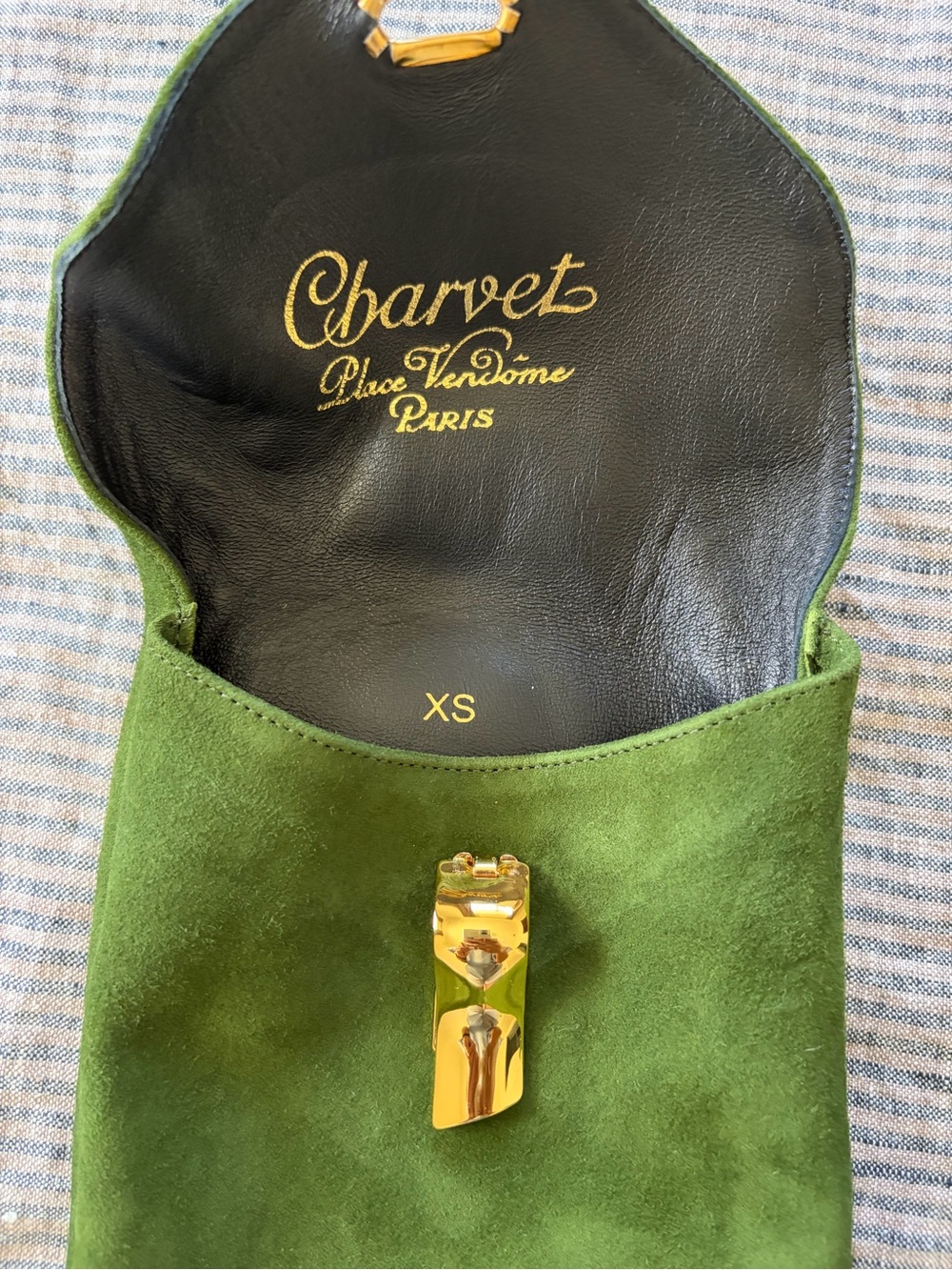 Brand New, never worn Charvet Green Suede Men’s Slip-On Loafers with Pouch - Picture 2 of 6